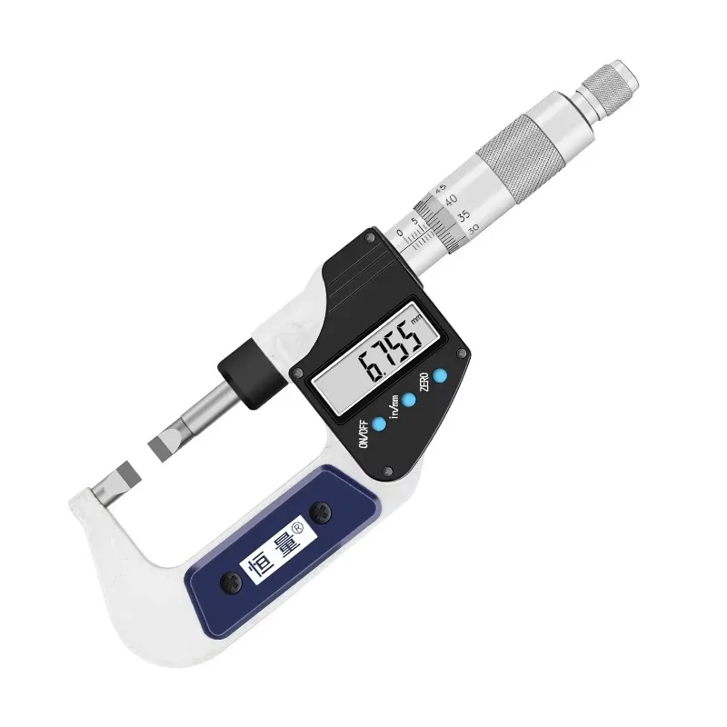 High-Precision 0-25mm Electronic Spiral Micrometer 0.001mm for Groove Diameter Blade Edge Measurement
High-Precision 0-25mm Electronic Spiral Micrometer 0.001mm for Groove Diameter Blade Edge Measurement