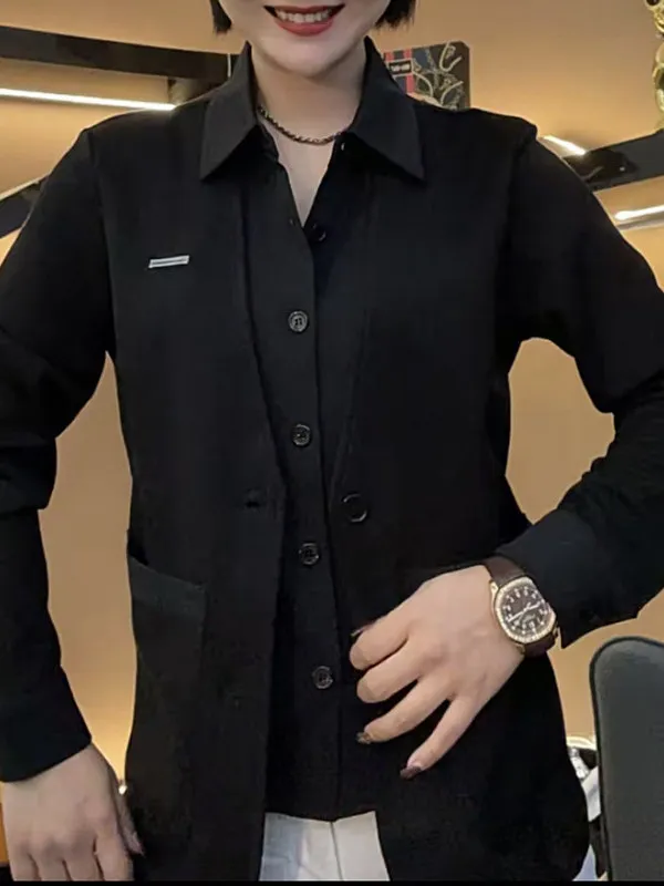 Bla Casual Faionable Men's Cardigan Sweatirt Fake Two-Piece Spring Autumn Wear Polyester Viscose Spandex Blend Long Sve
Bla Casual Faionable Men's Cardigan Sweatirt Fake Two-Piece Spring Autumn Wear Polyester Viscose Spandex Blend Long Sve