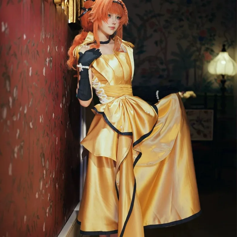 Game Reverse:1999 Sonetto Cosplsy Costume Yellow Elegant Lolita Dress Wig Suit for Women Halloween Anime Party Roleplay
Game Reverse:1999 Sonetto Cosplsy Costume Yellow Elegant Lolita Dress Wig Suit for Women Halloween Anime Party Roleplay