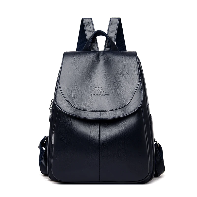 Ladies Large Capacity Bookbag Rucksack Women Backpack High Quality Soft Leather Female Vintage Bag School Bags Travel Bagpack
Ladies Large Capacity Bookbag Rucksack Women Backpack High Quality Soft Leather Female Vintage Bag School Bags Travel Bagpack