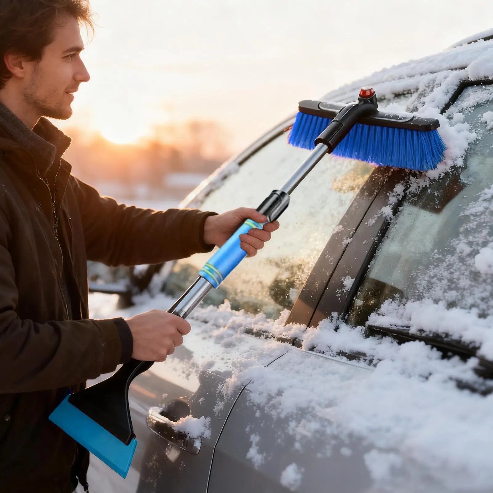 Ice Scrapers for Car Windshield Ergonomic Telescopic Detachable Automotive Window Cleaning Shovel for Vehicle Truck SUV Window
Ice Scrapers for Car Windshield Ergonomic Telescopic Detachable Automotive Window Cleaning Shovel for Vehicle Truck SUV Window