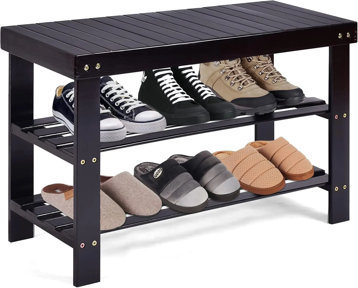 3-Tier Shoe Ra Bench, Free Standing Wood Entryway Shoe Storage Organizer, Bamboo Storage Shelf For Shoes,I For Home Entryway,
3-Tier Shoe Ra Bench, Free Standing Wood Entryway Shoe Storage Organizer, Bamboo Storage Shelf For Shoes,I For Home Entryway,