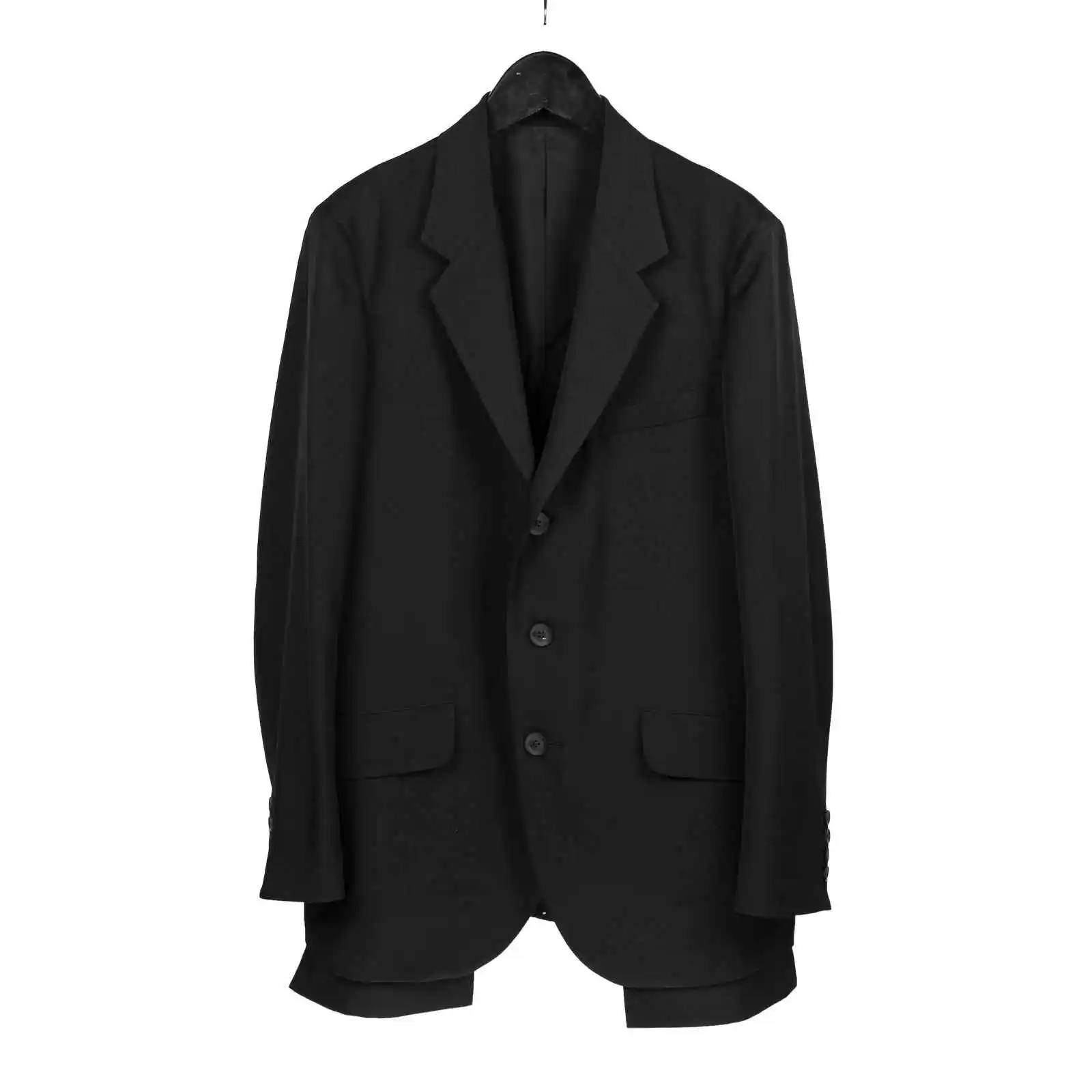 TOP-YAMAMOTO шерстяной пиджак оригинального стиля для мужчин и женщин, повседневный однобортный топ свободного кроя
TOP-YAMAMOTO шерстяной пиджак оригинального стиля для мужчин и женщин, повседневный однобортный топ свободного кроя