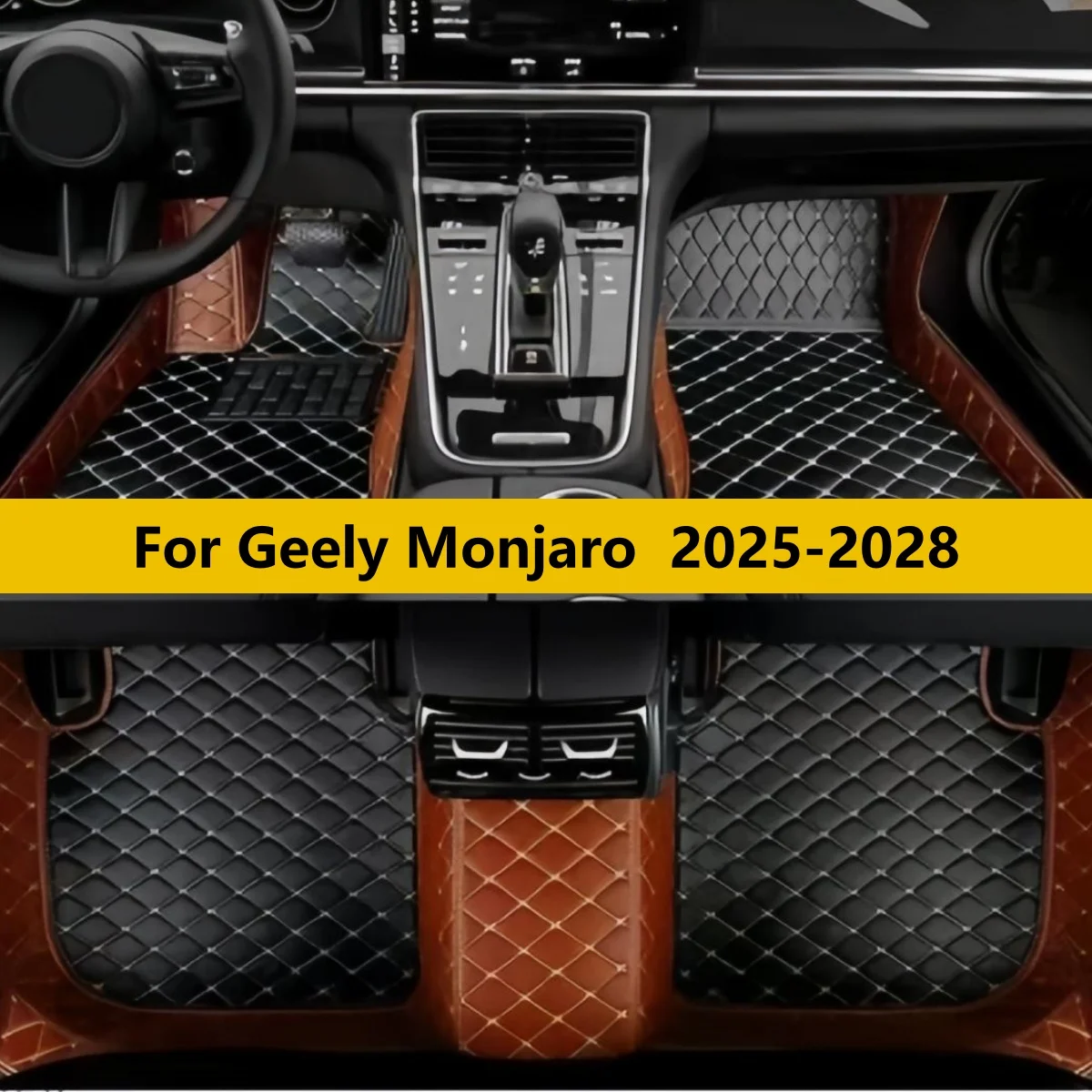 Custom Car Floor Mats For Geely Monjaro 2025 2026 2027 2028 Automotive Leather Foot Carpets Pads Full Set Vehicle Matts
Custom Car Floor Mats For Geely Monjaro 2025 2026 2027 2028 Automotive Leather Foot Carpets Pads Full Set Vehicle Matts