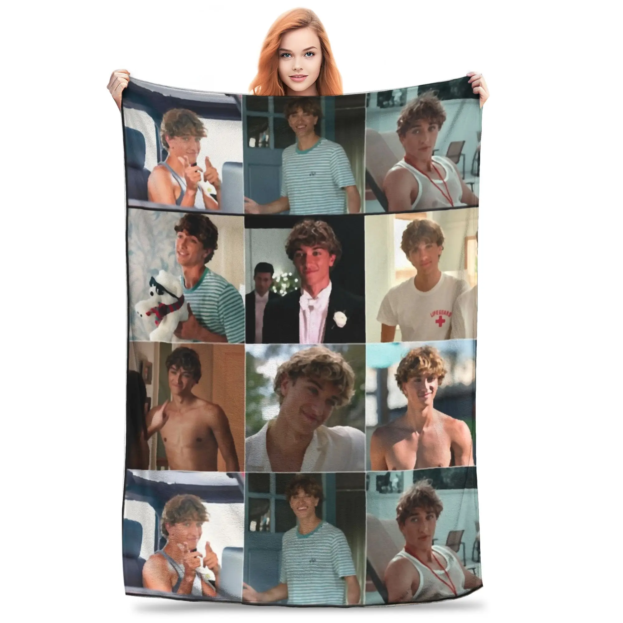 Jeremiah Fisher Collage Flannel Throw Blanket The summer I Turned pretty Blanket for Bedding Couch Ultra-Soft Bedding Throws,
Jeremiah Fisher Collage Flannel Throw Blanket The summer I Turned pretty Blanket for Bedding Couch Ultra-Soft Bedding Throws,