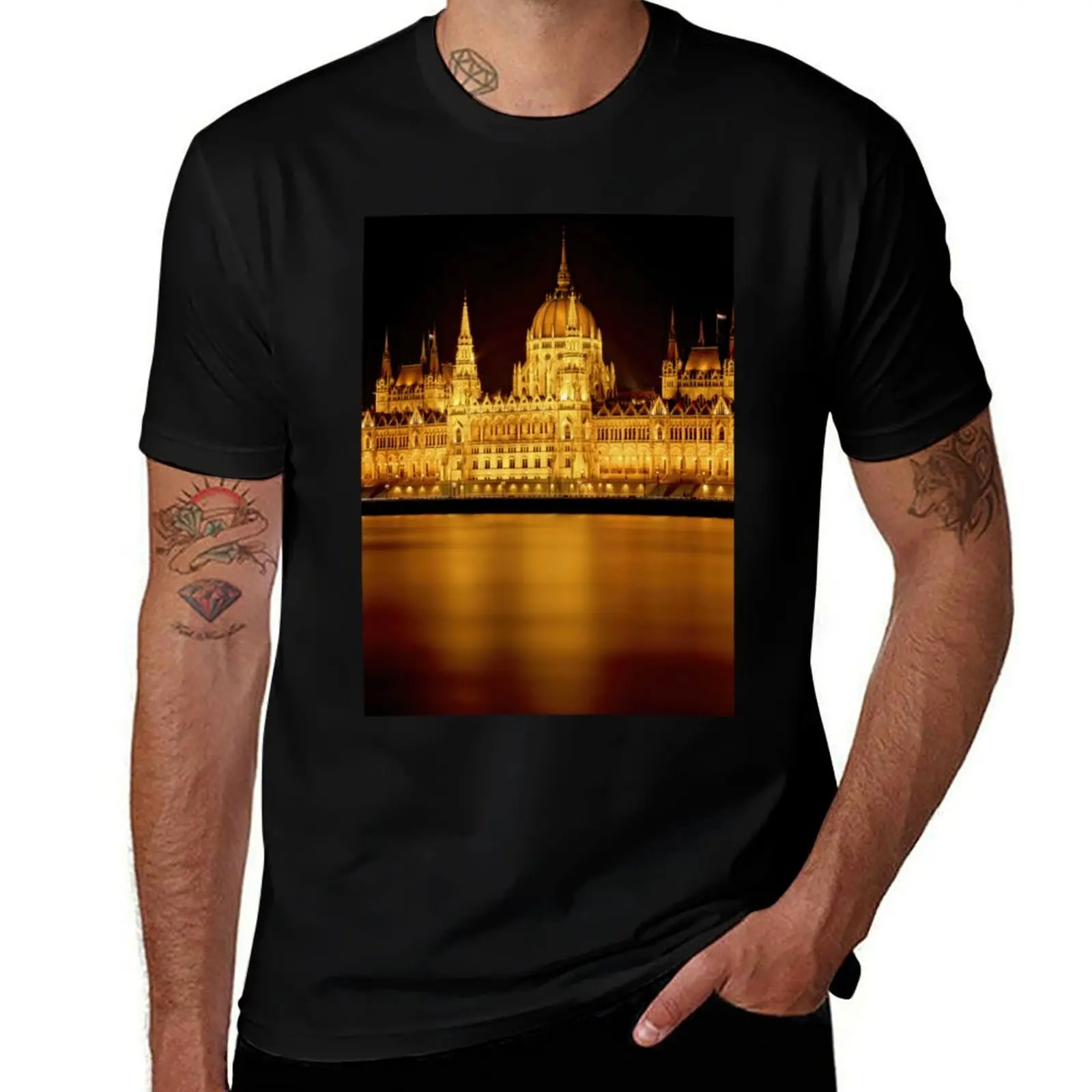 Long Exposure Night Picture from Beautiful, Famous Parliament from Budapest, Capital of Hungary T-Shirt
Long Exposure Night Picture from Beautiful, Famous Parliament from Budapest, Capital of Hungary T-Shirt