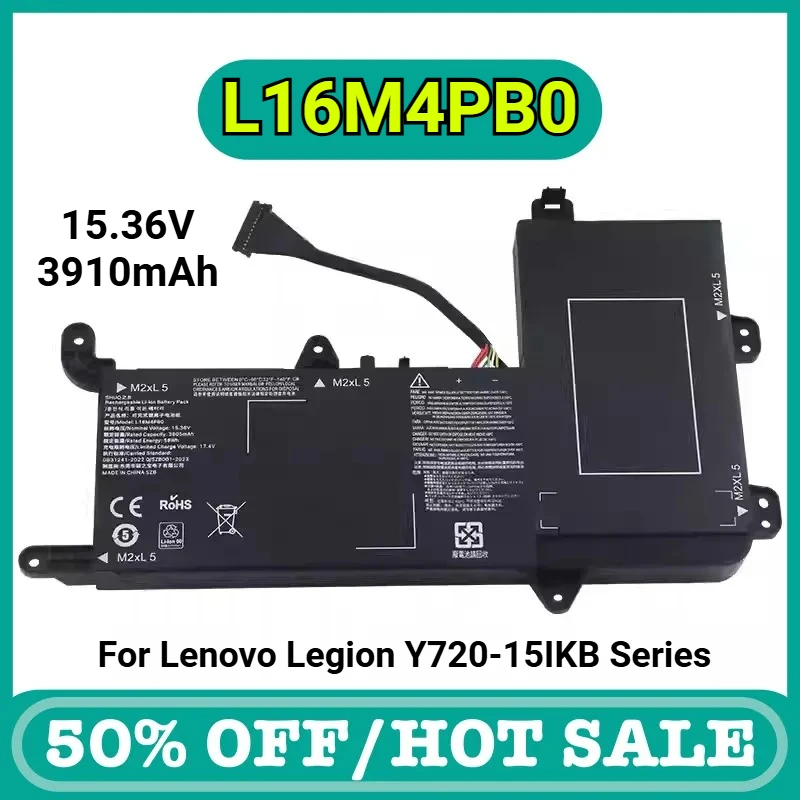 Laptop Battery L16M4PB0 3910mAh for Lenovo Legion Y720-15IKB Series 80Y40003CD 5B10M33724 L16S4TB0 5B10M33723 Y710 SIT
Laptop Battery L16M4PB0 3910mAh for Lenovo Legion Y720-15IKB Series 80Y40003CD 5B10M33724 L16S4TB0 5B10M33723 Y710 SIT
