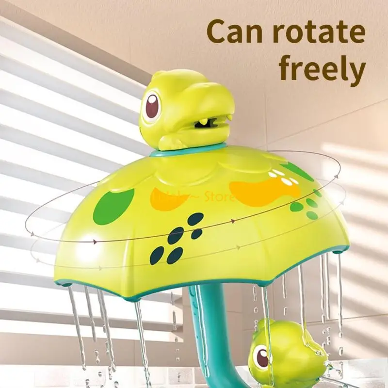 Y4QA Интерактивная игрушка для душа с динозавром для малышей в возрасте от 0 до 3 лет, развлечение во время купания
Y4QA Интерактивная игрушка для душа с динозавром для малышей в возрасте от 0 до 3 лет, развлечение во время купания