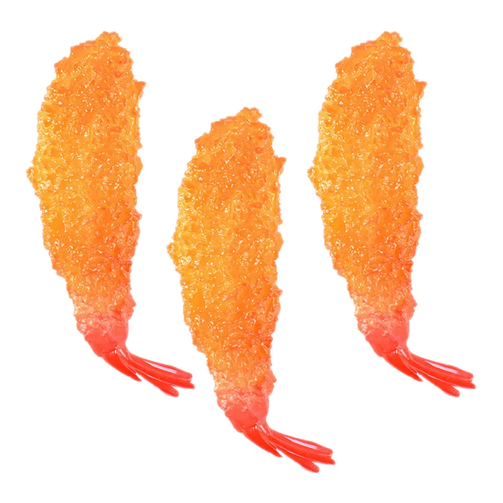 3Pcs Fake Tempuras Shrimp Lifelike PVC Decorative Food Prop Kitchen Restaurant Display Photography Drawing Education
3Pcs Fake Tempuras Shrimp Lifelike PVC Decorative Food Prop Kitchen Restaurant Display Photography Drawing Education
