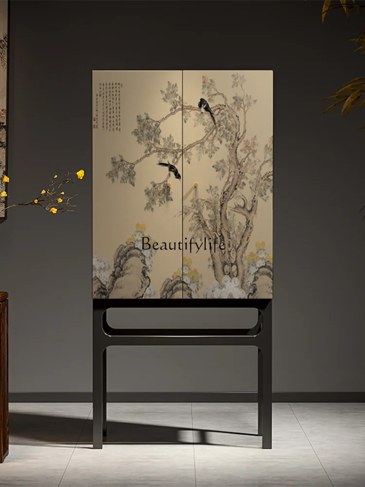 GG8Chinese Solid Wood Multi-Functional Entrance Cabinet High-End Decorative Sideboard Cabinet Modern Minimalist
GG8Chinese Solid Wood Multi-Functional Entrance Cabinet High-End Decorative Sideboard Cabinet Modern Minimalist