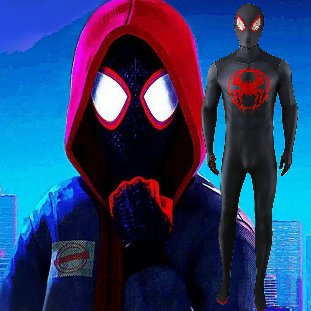 Spider ManAcross the Spider Verse Cosplay Superhero Miles Morales Spider Spandex Bodysuits Cosplay Spiderman Halloween Costume
Spider ManAcross the Spider Verse Cosplay Superhero Miles Morales Spider Spandex Bodysuits Cosplay Spiderman Halloween Costume