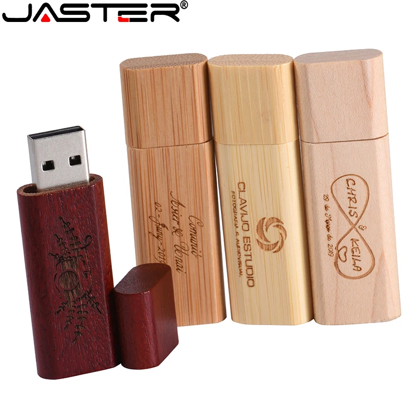 JASTER Free Custom LOGO 32GB Natural Wooden Bamboo Flash Drive Pendrive 16GB Gifts Key Chain 64GB U Stick Usb 2.0 Wedding Gift
JASTER Free Custom LOGO 32GB Natural Wooden Bamboo Flash Drive Pendrive 16GB Gifts Key Chain 64GB U Stick Usb 2.0 Wedding Gift
