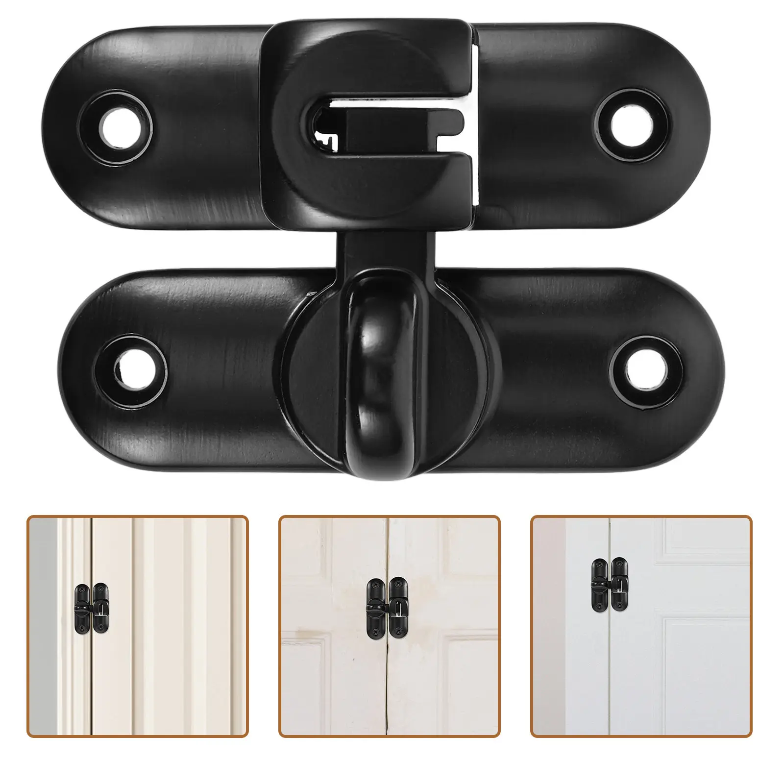 1Set Zinc Alloy Barn Door Lock with Smooth Sliding Mechanism 90 180 Degree Rotation Easy Install DIY Door Latch for Interior
1Set Zinc Alloy Barn Door Lock with Smooth Sliding Mechanism 90 180 Degree Rotation Easy Install DIY Door Latch for Interior