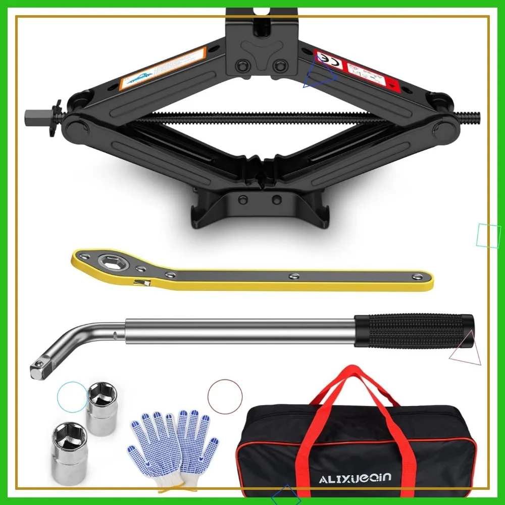 2-тонный автомобильный ножничный домкрат с наконечником для внедорожника седана — полный набор аварийных инструментов для замены шин
2-тонный автомобильный ножничный домкрат с наконечником для внедорожника седана — полный набор аварийных инструментов для замены шин