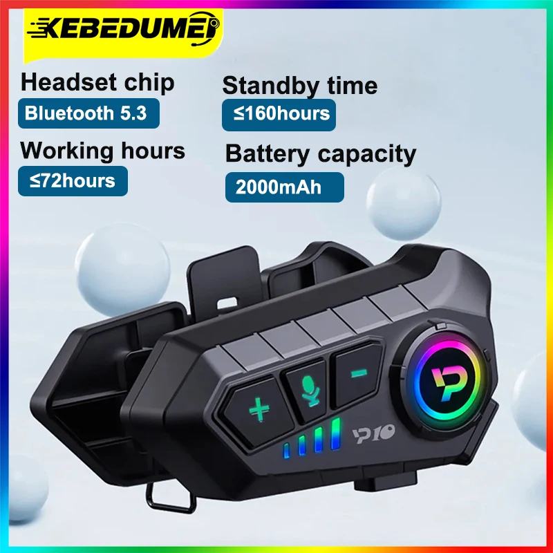 Motorcycle Helmet Headset Handsfree Call Kit Stereo Anti-Interference Waterproof Music Player Speaker Wireless Earphone
Motorcycle Helmet Headset Handsfree Call Kit Stereo Anti-Interference Waterproof Music Player Speaker Wireless Earphone