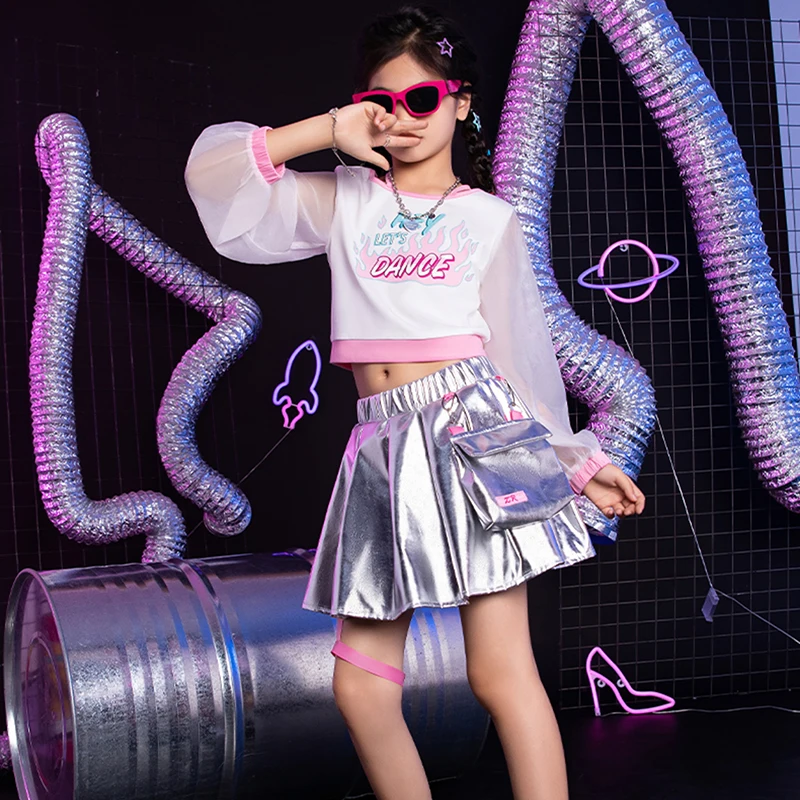 2024 Jazz Modern Dance Performance Stage Clothes For Girls Kpop Outfits Children Hip Hop Dace Rave Clothes Streetwear DQL9092
2024 Jazz Modern Dance Performance Stage Clothes For Girls Kpop Outfits Children Hip Hop Dace Rave Clothes Streetwear DQL9092