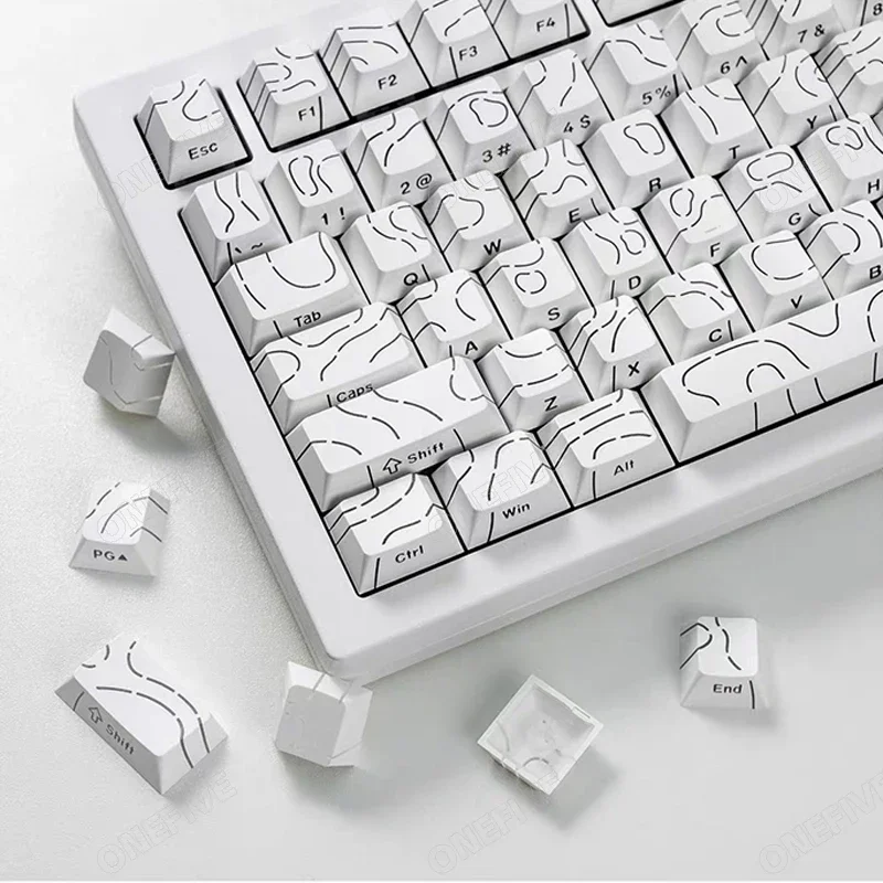 Contour 4.0Side Engraved PBT Translucent Keycaps97/130 Keys White Magnetic Switch Mechanical Keyboard Key Cap for F75 GMK87 Aula
Contour 4.0Side Engraved PBT Translucent Keycaps97/130 Keys White Magnetic Switch Mechanical Keyboard Key Cap for F75 GMK87 Aula