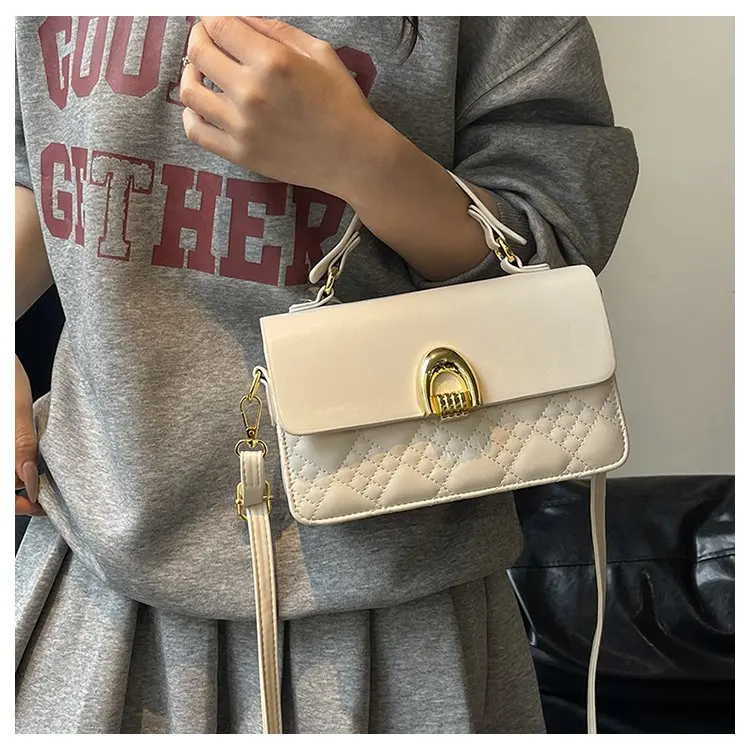 Trendy 2025 Spring Women's PU Small Square Lock Crossbody Bag Stylish Shoulder Purse Casual Handbag for Office/Shopping/Outing
Trendy 2025 Spring Women's PU Small Square Lock Crossbody Bag Stylish Shoulder Purse Casual Handbag for Office/Shopping/Outing