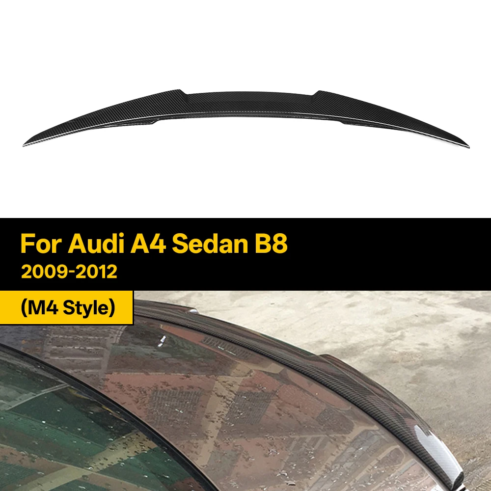Automotive Real Dry Carbon Technology 3*3 Carbon Fiber Rear Trunk Spoiler Boot Wing For Audi A4 Sedan B8 2009-2012 M4 Style
Automotive Real Dry Carbon Technology 3*3 Carbon Fiber Rear Trunk Spoiler Boot Wing For Audi A4 Sedan B8 2009-2012 M4 Style