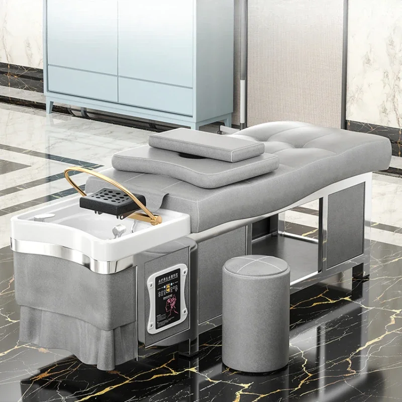 Water Therapy Japanese Wash Hair Spa Hairdressing Beauty Salon Shampoo Basin Bed Thai Massage Shower Chair Recliner Cadeira 
Water Therapy Japanese Wash Hair Spa Hairdressing Beauty Salon Shampoo Basin Bed Thai Massage Shower Chair Recliner Cadeira