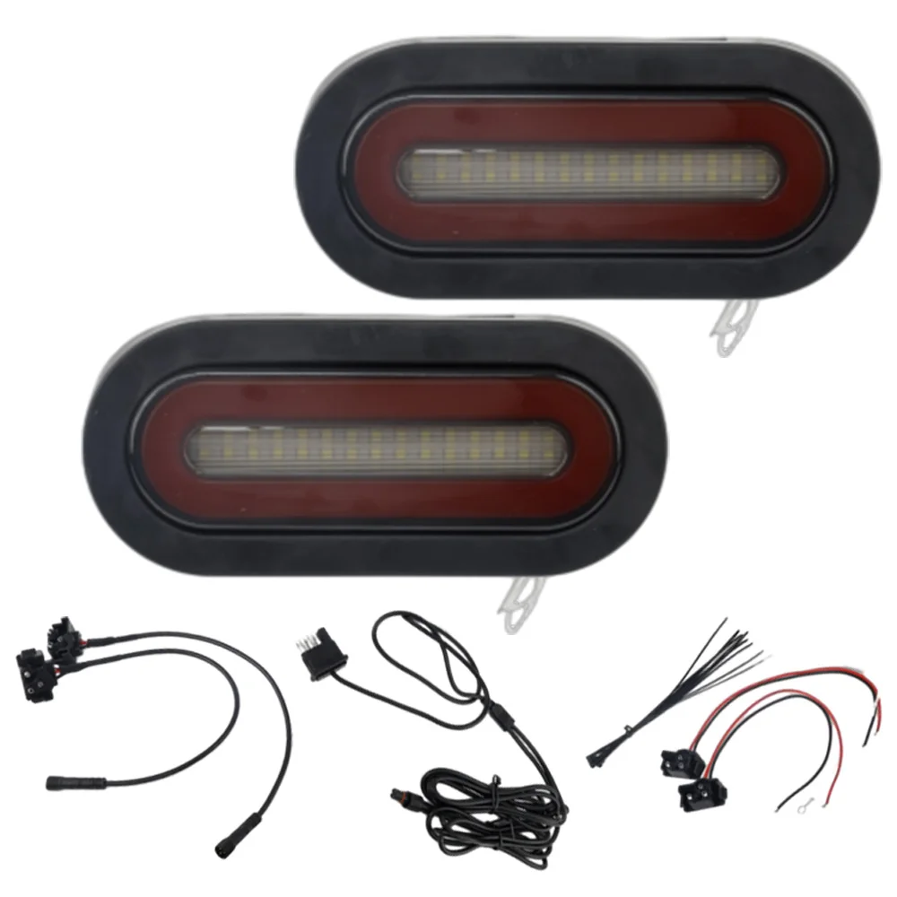 2 шт. 6-дюймовые красные овальные светодиодные фонари для прицепов 12В/24В, задние габаритные, стоп- и фонари заднего хода с резиновыми втулками для грузовиков и фургонов
2 шт. 6-дюймовые красные овальные светодиодные фонари для прицепов 12В/24В, задние габаритные, стоп- и фонари заднего хода с резиновыми втулками для грузовиков и фургонов