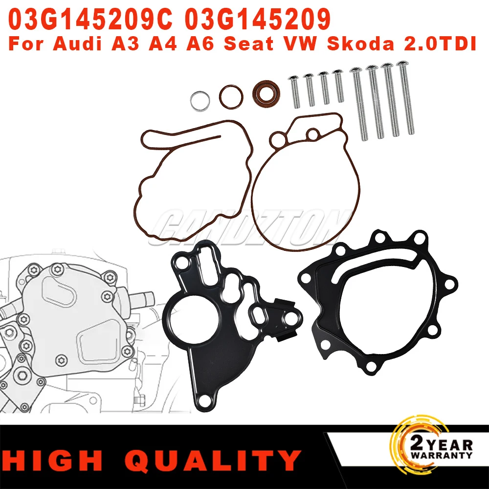 1 Set New Engine Tandem Vacuum Pump Gasket Kit 03G145209C 03G145209 For Audi A3 A4 A6 Seat VW Skoda 2.0TDI Car Accessories
1 Set New Engine Tandem Vacuum Pump Gasket Kit 03G145209C 03G145209 For Audi A3 A4 A6 Seat VW Skoda 2.0TDI Car Accessories