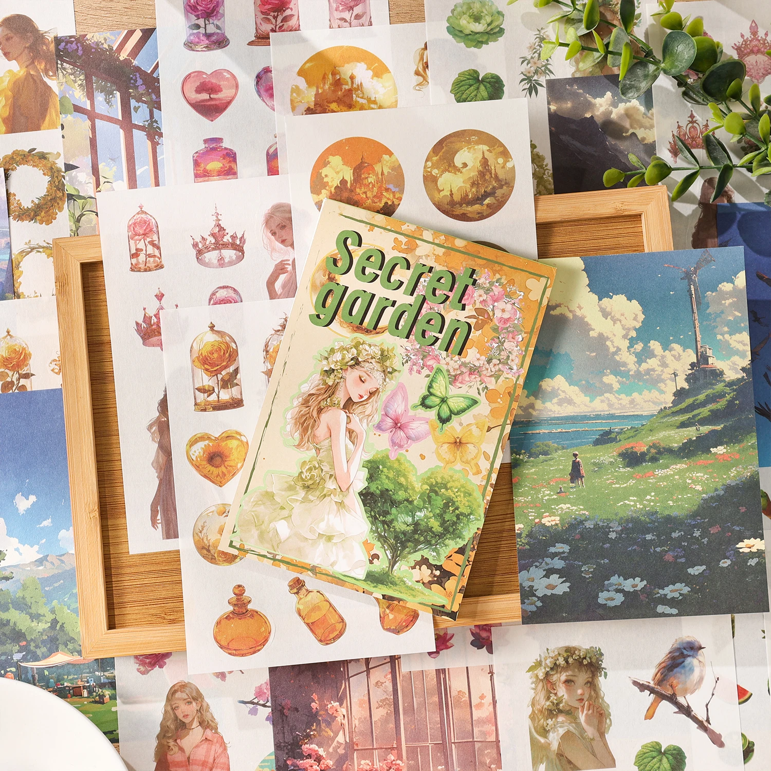 50sheets Kawaii Dreamy Journey Landscape Dual Material Sticker Book DIY Scrapbooking Decor Journal Aesthetics Stationery
50sheets Kawaii Dreamy Journey Landscape Dual Material Sticker Book DIY Scrapbooking Decor Journal Aesthetics Stationery