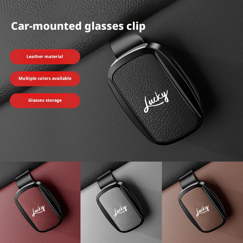-lucky Car-Mounted Eyeglass Holder Multi-Functional Sunshade Board Storage Clip Sunglasses Frame Interior Decoration Accessories
-lucky Car-Mounted Eyeglass Holder Multi-Functional Sunshade Board Storage Clip Sunglasses Frame Interior Decoration Accessories