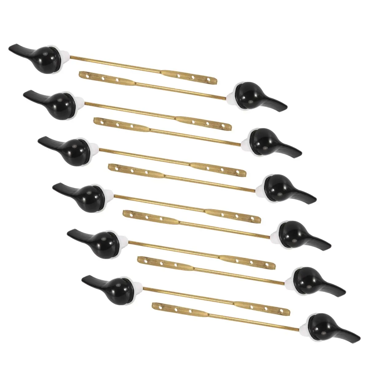 Budget-Friendly-12 Pieces Toilet Flush Handle Lever Replacement, Brass Universal Flush Lever Finish Kit for Most Toilets
Budget-Friendly-12 Pieces Toilet Flush Handle Lever Replacement, Brass Universal Flush Lever Finish Kit for Most Toilets
