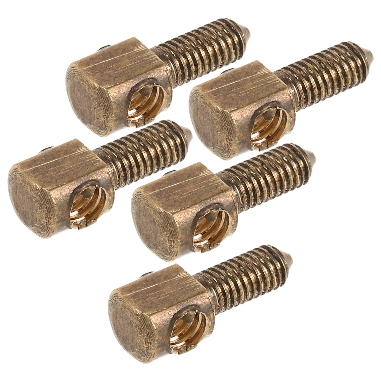 5 Pcs Bow Rod Accessories Screws Viola Adjustment Tension for Cello Frog Violin Metal Parts
5 Pcs Bow Rod Accessories Screws Viola Adjustment Tension for Cello Frog Violin Metal Parts