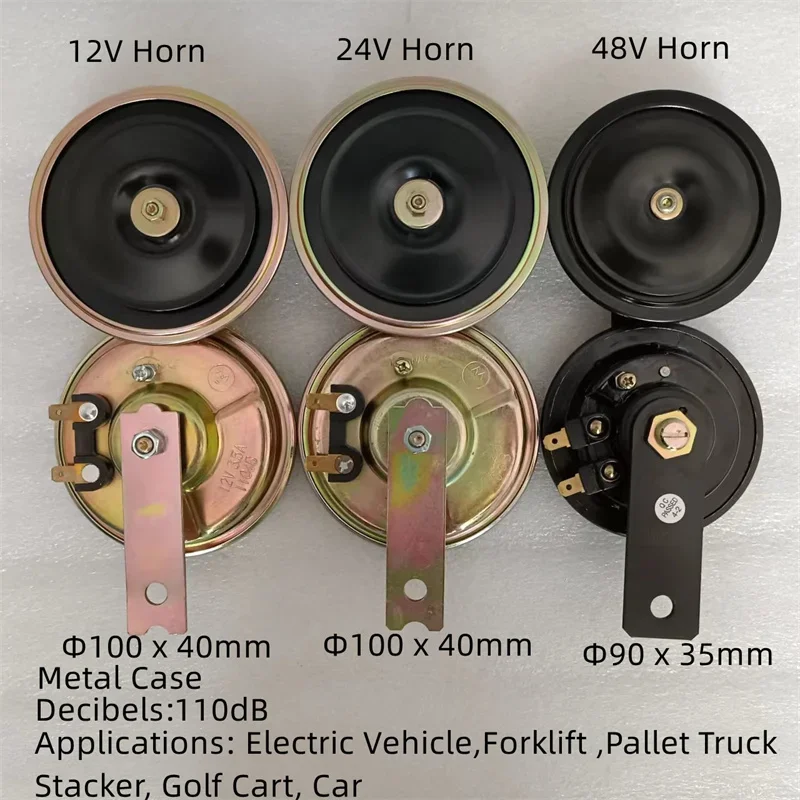 110db 12V 24V 48V 80V 115db Horn Electric Vehicle Trumpet Forklift Horn Pallet Truck Loudspeaker Stacker Tweeter Golf Cart
110db 12V 24V 48V 80V 115db Horn Electric Vehicle Trumpet Forklift Horn Pallet Truck Loudspeaker Stacker Tweeter Golf Cart