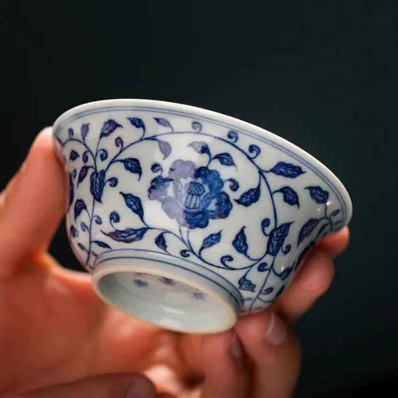 High Quality Hand Painted Blue and White Camellia Cup Jingdezhen Ceramic High-End Tea Set Single Gift
High Quality Hand Painted Blue and White Camellia Cup Jingdezhen Ceramic High-End Tea Set Single Gift