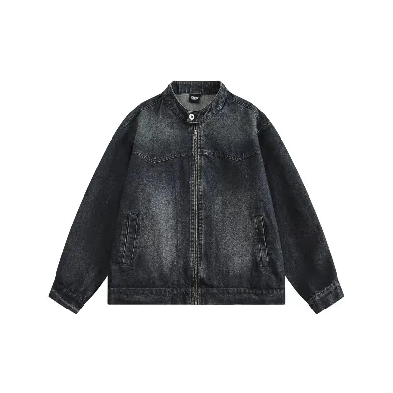 Retro Japanese Sle Distred Denim Jaet Men's Loose Casual Outerwear High Street Trend Youth Wear Spring Autumn
Retro Japanese Sle Distred Denim Jaet Men's Loose Casual Outerwear High Street Trend Youth Wear Spring Autumn
