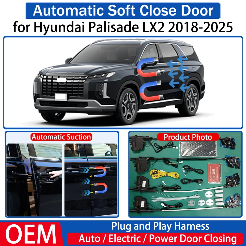 for Hyundai Palisade LX2 2018-2025 Car OEM Automatic Soft Close Door Electric Suction Kit Auto Power Closing System Play&play
for Hyundai Palisade LX2 2018-2025 Car OEM Automatic Soft Close Door Electric Suction Kit Auto Power Closing System Play&play