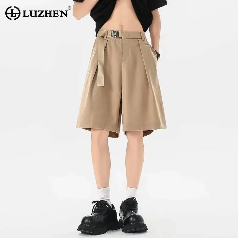 LUZHEN 2026 Summer New Solid Color Loose Straight Five-pointed Pants Men's Fashion High Quality Trendy Casual Shorts Male JY6979
LUZHEN 2026 Summer New Solid Color Loose Straight Five-pointed Pants Men's Fashion High Quality Trendy Casual Shorts Male JY6979