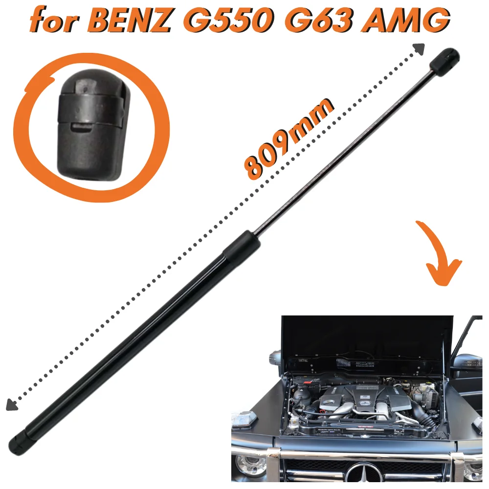 Qty(1) Hood Strut for Mercedes-Benz G550 G500 G55 G63 AMG 2009-2016 31.85inch Front Bonnet Cover Lift Support Gas Spring Shock
Qty(1) Hood Strut for Mercedes-Benz G550 G500 G55 G63 AMG 2009-2016 31.85inch Front Bonnet Cover Lift Support Gas Spring Shock