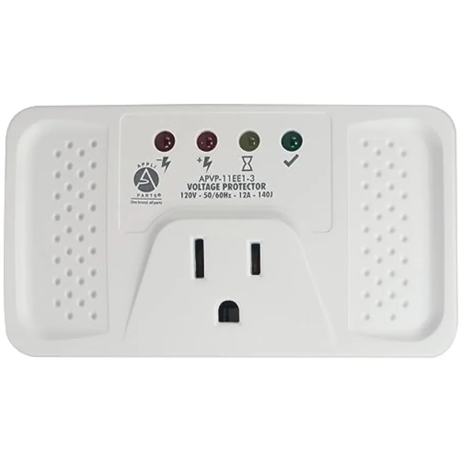 Appli Parts APVP-11EE1-3 120 V Voltage Surge Protector for Refrigerators 50/60 Hz 12 A 140 joules regulator with time delay wor
Appli Parts APVP-11EE1-3 120 V Voltage Surge Protector for Refrigerators 50/60 Hz 12 A 140 joules regulator with time delay wor