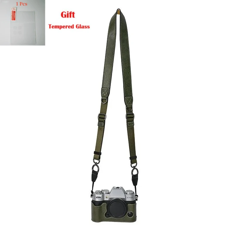 Camera case, base half set For Fujifilm XT50 PU Leather Fujifilm XT50 Camera Case Bag Half Body Cover + free tempered film
Camera case, base half set For Fujifilm XT50 PU Leather Fujifilm XT50 Camera Case Bag Half Body Cover + free tempered film