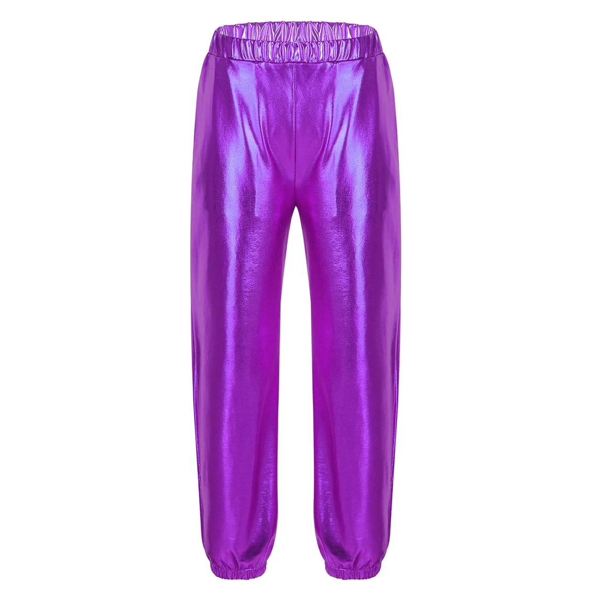 Girls High Waist Metallic Jazz Dance Pants Glossy Elastic Waistband Trouser with Pockets Hip Hop Streetwear Trousers Sweatpants
Girls High Waist Metallic Jazz Dance Pants Glossy Elastic Waistband Trouser with Pockets Hip Hop Streetwear Trousers Sweatpants