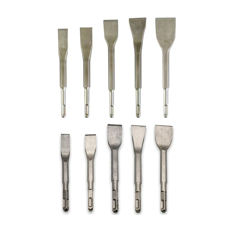 5PCS Electric Hammer Pick Scraping Chisel Slotting Drilling Masonry Flat Point Chisels Round Handle
5PCS Electric Hammer Pick Scraping Chisel Slotting Drilling Masonry Flat Point Chisels Round Handle