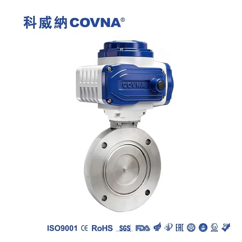 COVNA 90-Day Window 8-inch DN50 24V DC Electric Stainless Steel 316 Butterfly Valve with Electric Actuator Wafer Butterfly
COVNA 90-Day Window 8-inch DN50 24V DC Electric Stainless Steel 316 Butterfly Valve with Electric Actuator Wafer Butterfly