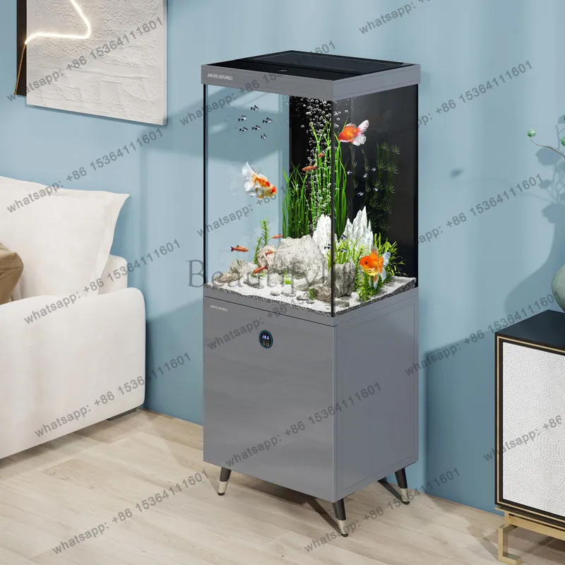 Living room new office household small floor bottom filter integrated ultra-white glass smart aquarium
Living room new office household small floor bottom filter integrated ultra-white glass smart aquarium