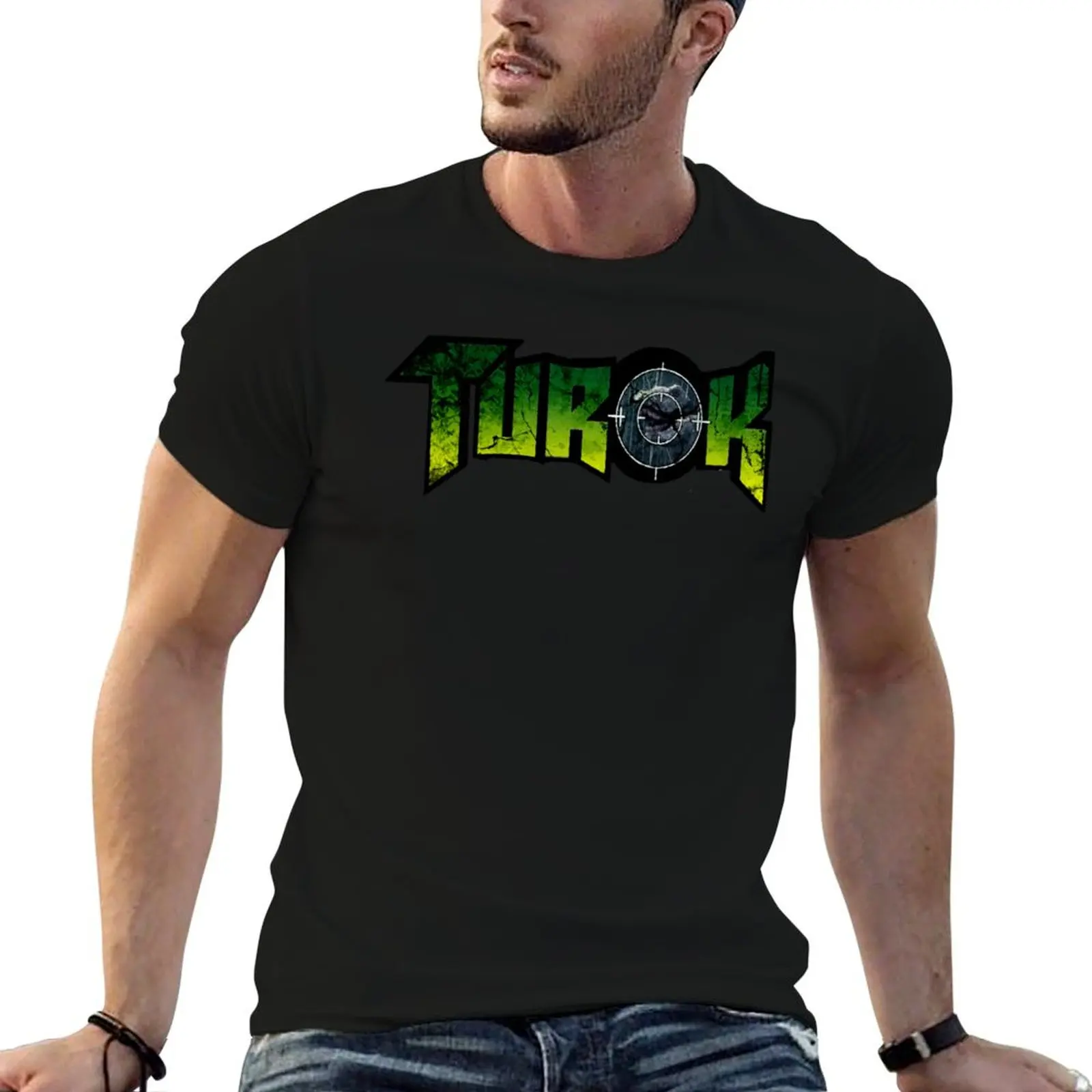 Turok Dinosaur Hunter Logo Distressed Shirt T-Shirt t shirt man designer cotton t shirts high quality t shirt for man T-shirt
Turok Dinosaur Hunter Logo Distressed Shirt T-Shirt t shirt man designer cotton t shirts high quality t shirt for man T-shirt