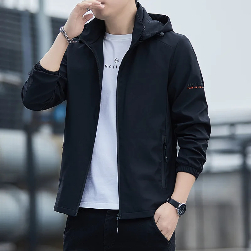 2026 Men's Removable Hat Jacket Spring and Autumn Trend Outdoor Trench Coat Casual Clothes Mens Jacket
2026 Men's Removable Hat Jacket Spring and Autumn Trend Outdoor Trench Coat Casual Clothes Mens Jacket