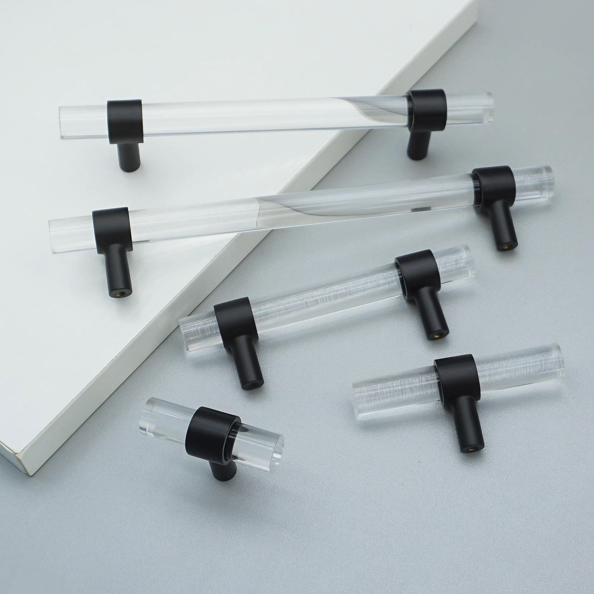 Transparent Acrylic Kitchen Cabinet Handles T Bar Cupboard Door Knobs Long Wardrobe Pulls Modern Simple Furniture Hardware 320mm
Transparent Acrylic Kitchen Cabinet Handles T Bar Cupboard Door Knobs Long Wardrobe Pulls Modern Simple Furniture Hardware 320mm