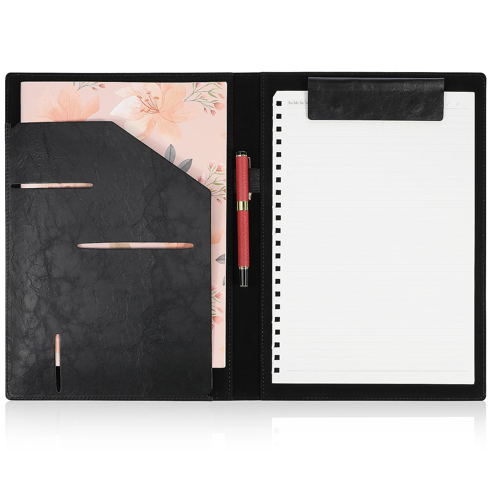 Large Capacity A4 Splint File ganizer PU Business Notebook Portfolio Clipboard Holder Contracts Documents Storage
Large Capacity A4 Splint File ganizer PU Business Notebook Portfolio Clipboard Holder Contracts Documents Storage