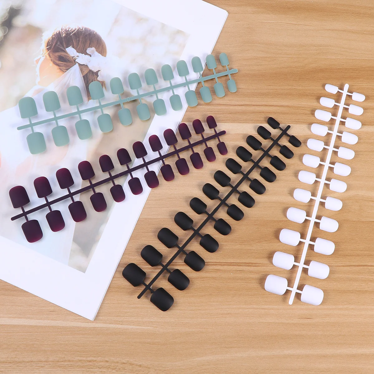 96 pcs Full Cover Square False Nails Frosted Matte Short Artificial Nail Tips For Diy Manicure Fleshy Sm28-413 Jade Blue
96 pcs Full Cover Square False Nails Frosted Matte Short Artificial Nail Tips For Diy Manicure Fleshy Sm28-413 Jade Blue