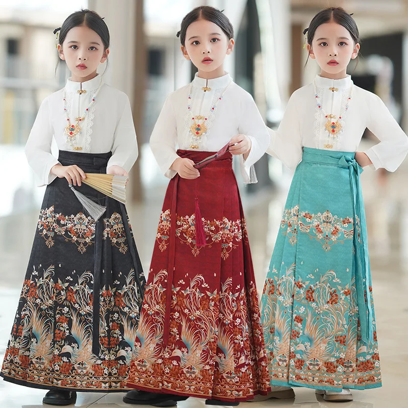 Hanfu girl horse dress set summer children Hanfu ancient dress Little girl Chinese style retro Ming Tang dress
Hanfu girl horse dress set summer children Hanfu ancient dress Little girl Chinese style retro Ming Tang dress