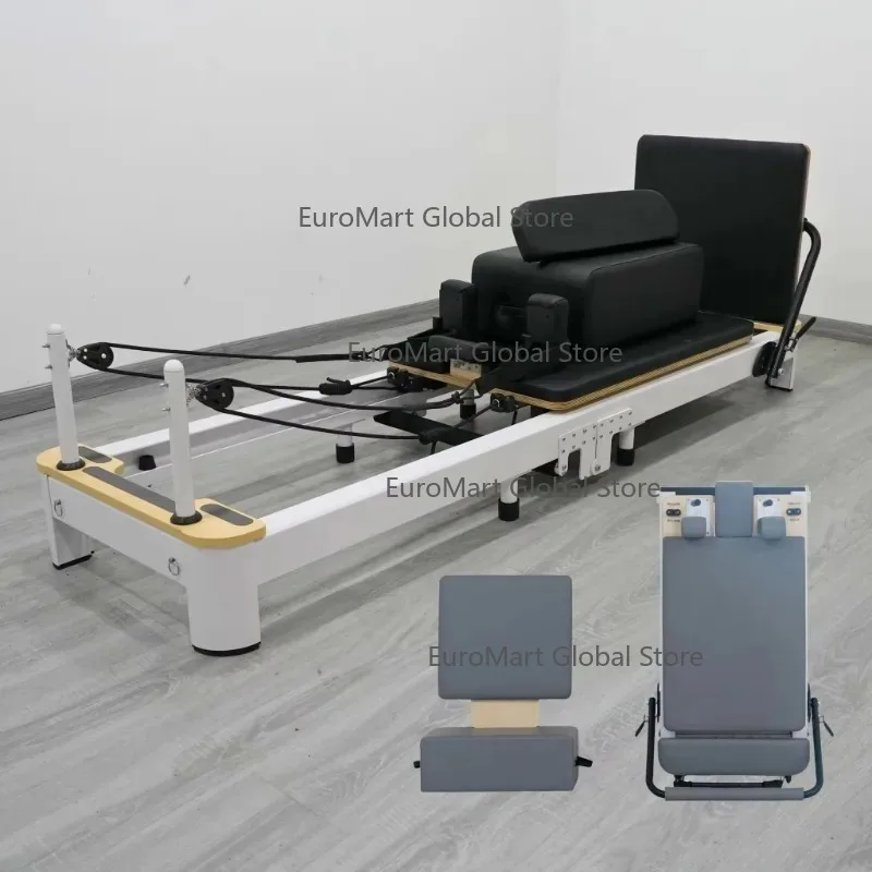 Home Use Folding Reformer Por Aluminum Pilates Reformer Foldable Reformer Pilates Machine