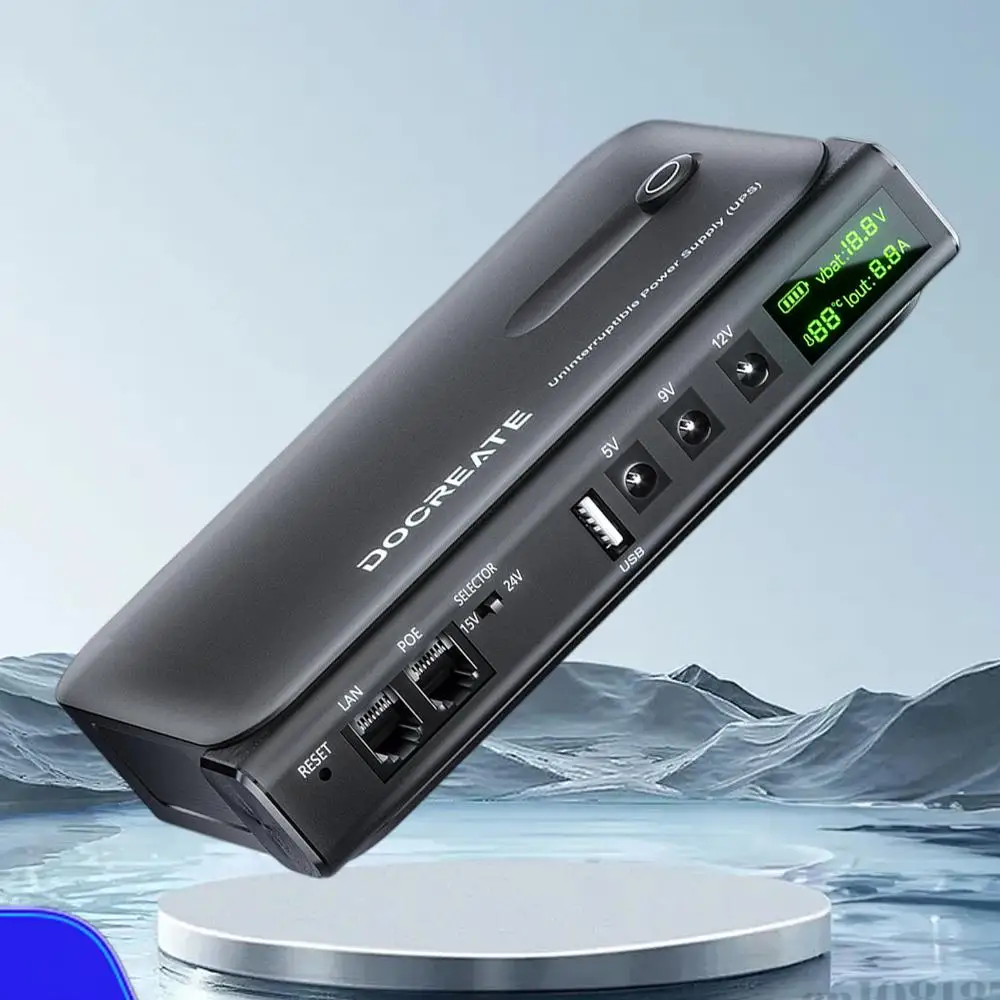 UPS Uninterruptible Power Without Battery UPS Backup Battery Power Supply Supports 5V/9V/12V for Router Modem Camera
UPS Uninterruptible Power Without Battery UPS Backup Battery Power Supply Supports 5V/9V/12V for Router Modem Camera